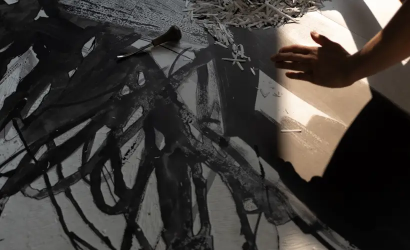 zdjęcie z wystawy Pracownia otwarta